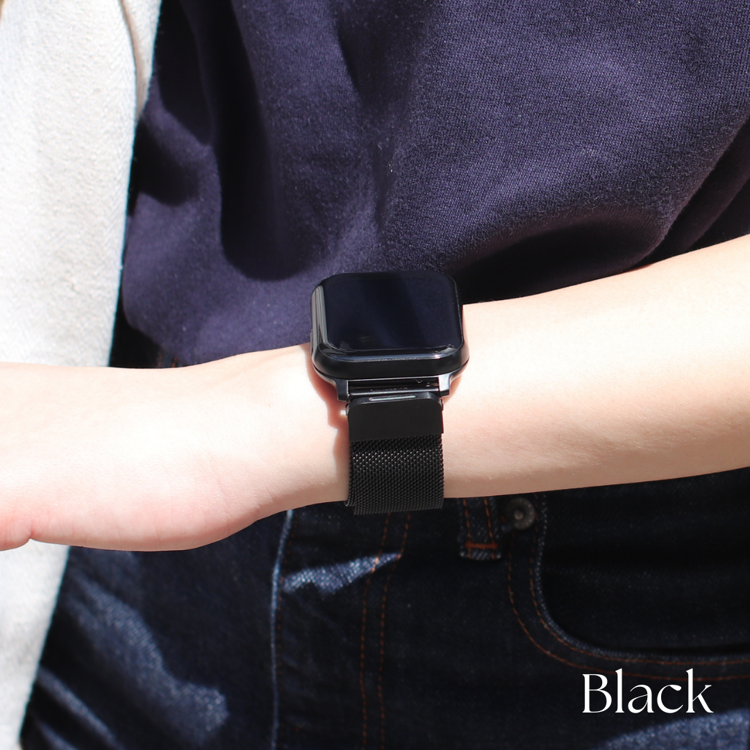 【EE02&EE02 Plus対応】ステンレスメッシュベルト 付け替えベルト22mm