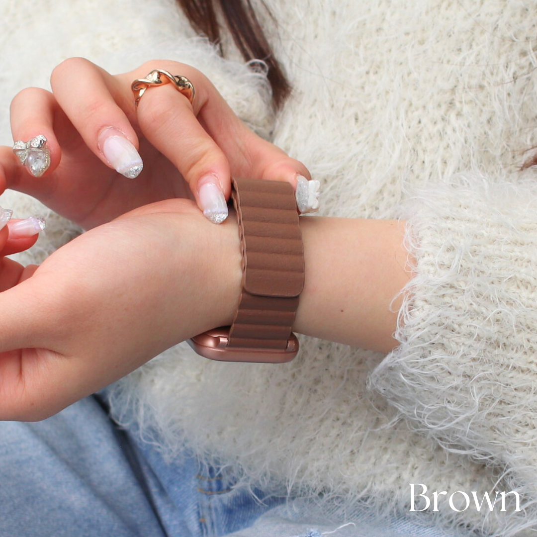 【EE02&EE02 Plus対応】レザー マグネットベルト  付け替えベルト幅22mm 8PRO81