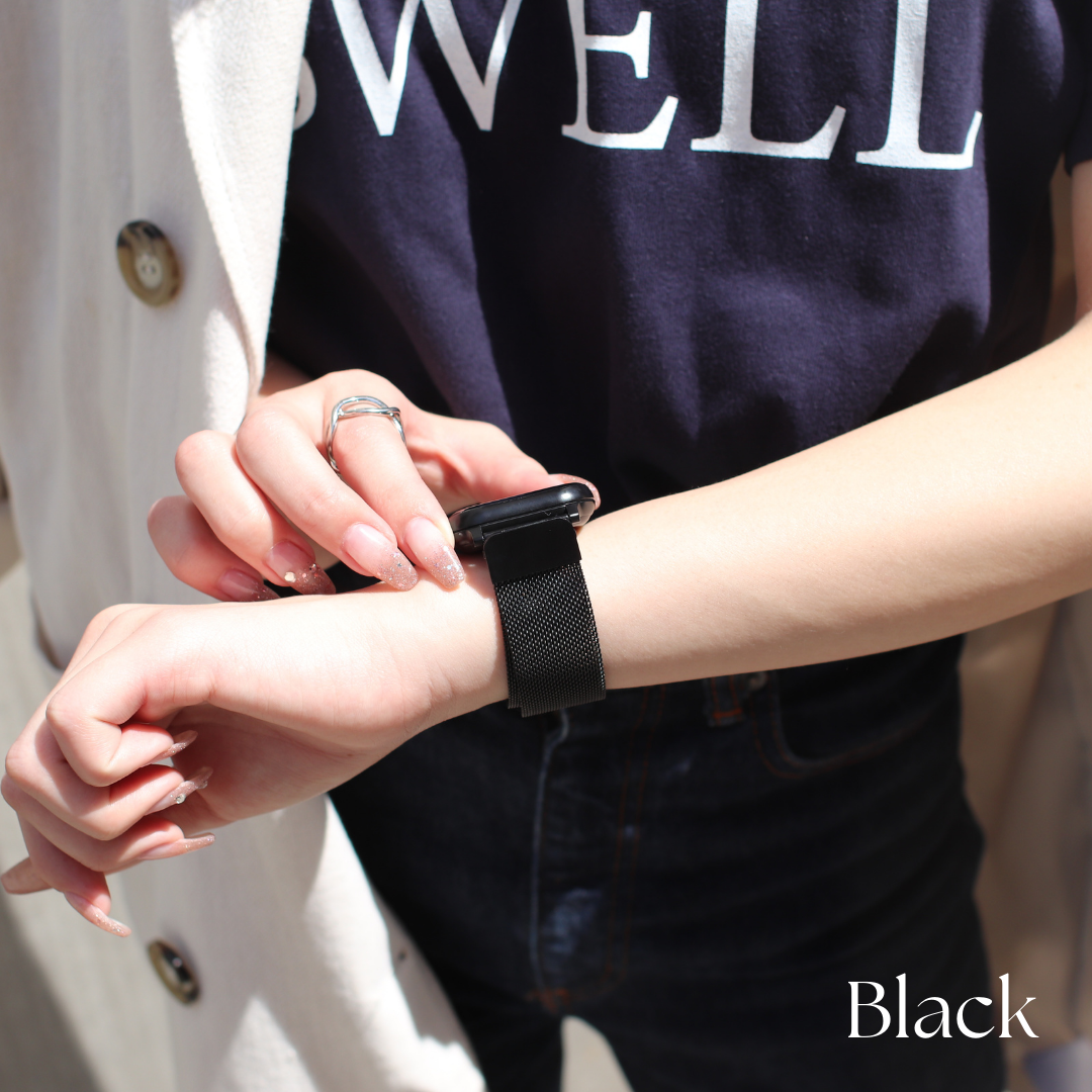 【EE02&EE02 Plus対応】ステンレスメッシュベルト 付け替えベルト22mm