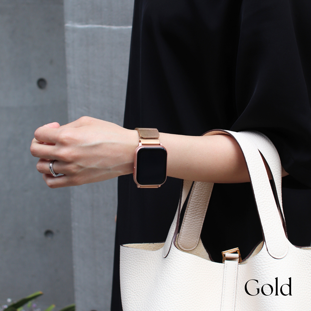 【EE02&EE02 Plus対応】ステンレスメッシュベルト 付け替えベルト22mm