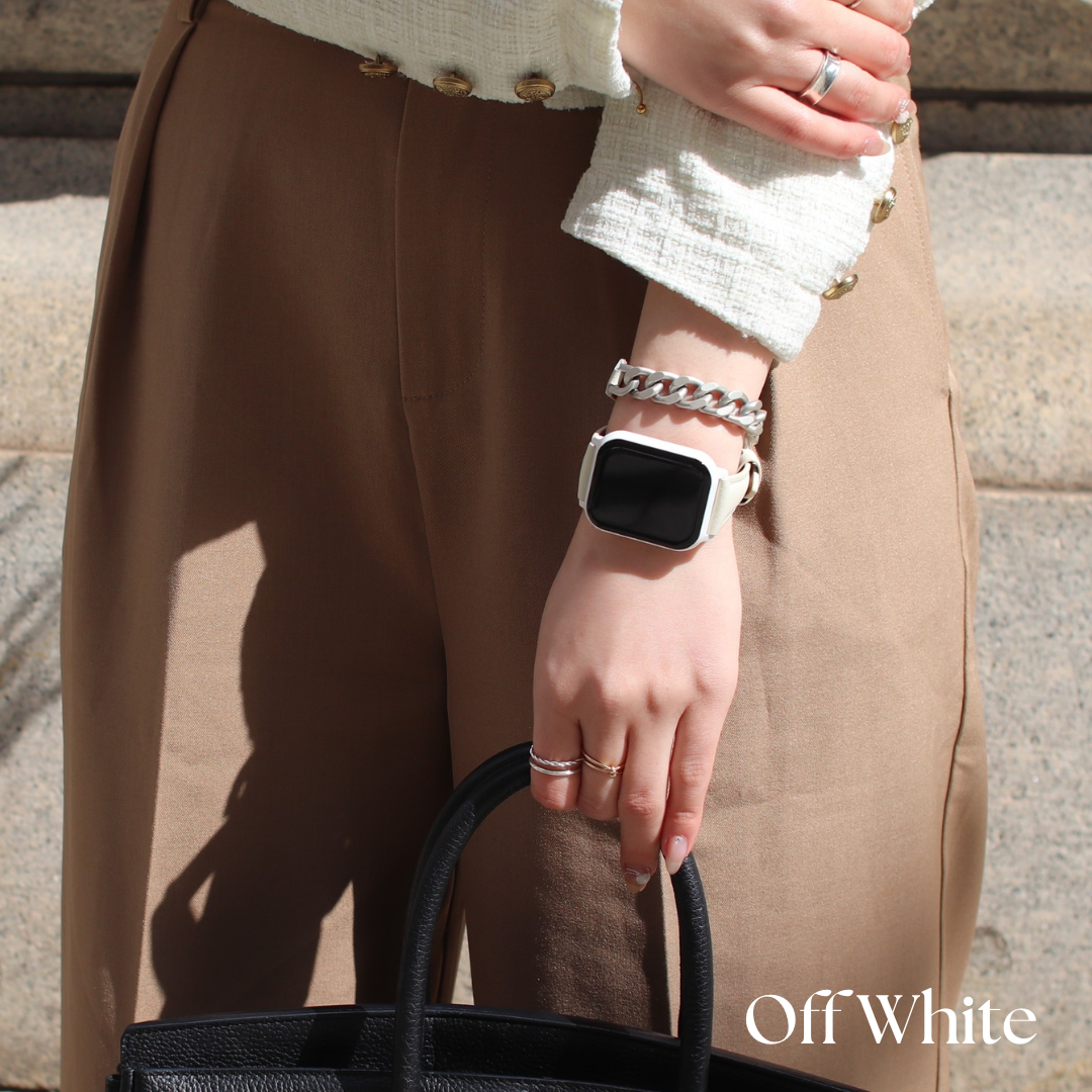 【EE02&EE02 Plus対応】ツイストレザーベルト 付け替えベルト22mm