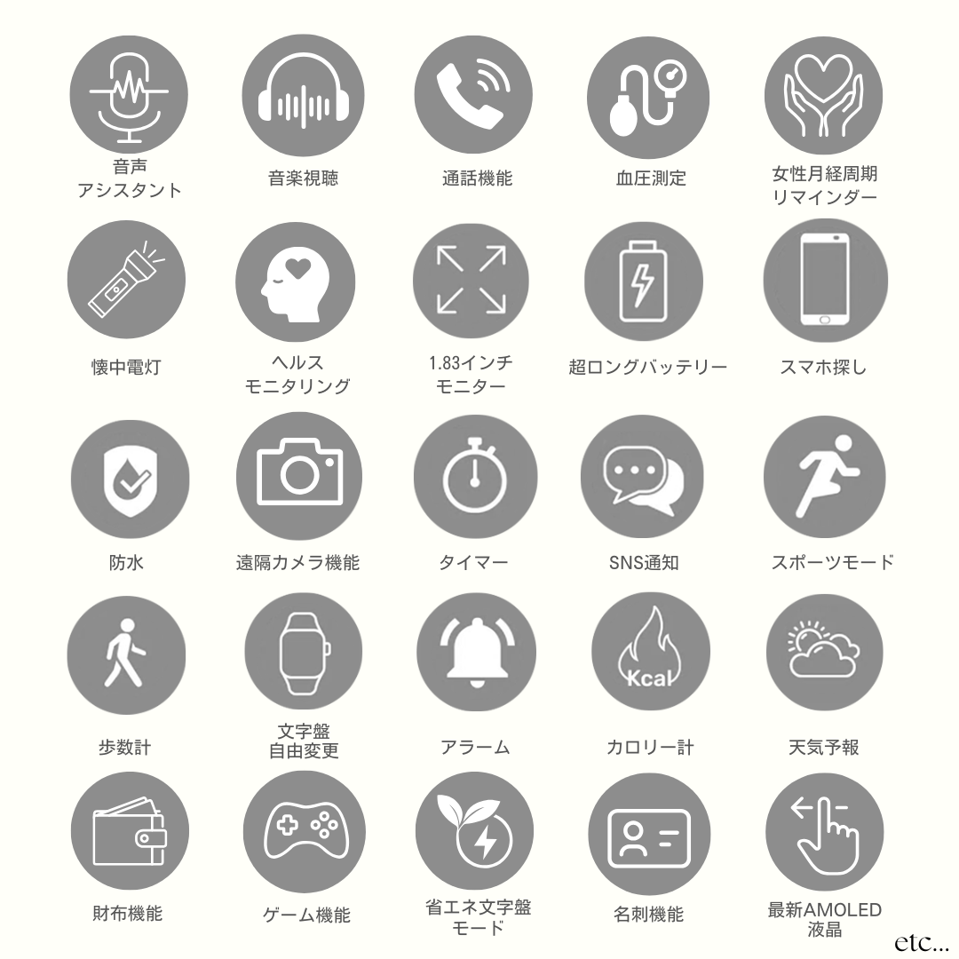 EE03 スマートウォッチ シルバーxステンレスメッシュシルバー  SIL M SILマグネット式 ミラネーゼループ ベルト幅20mm