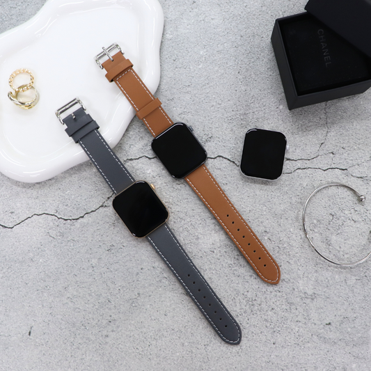 【EE03対応】ステッチレザーベルト 付け替えベルト幅20mm