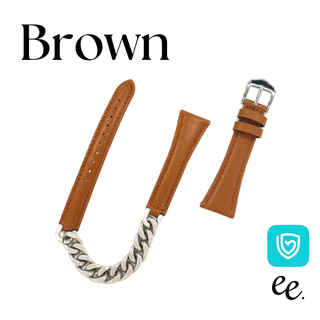 【EE02&EE02 Plus対応】ツイストレザーベルト 付け替えベルト22mm