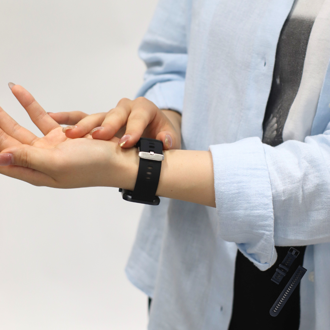 【EE03対応】シリコンベルト2点セット 付け替えベルト20mm