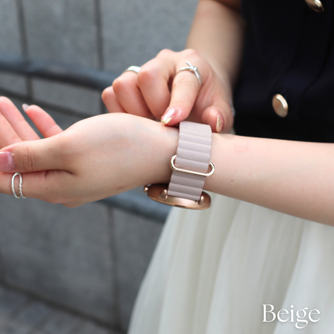 【EE02&EE02 Plus対応】リニューアル版レザーマグネットベルト 付け替えベルト22mm