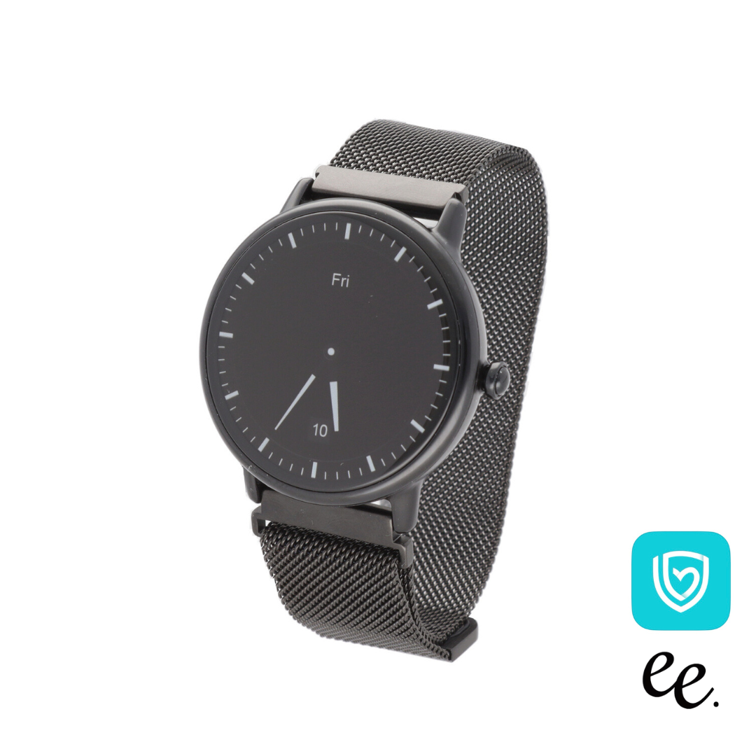 EE02 Plus スマートウォッチ ブラックxステンレスメッシュ EE02 Plus スマートウォッチ ブラックxステンレスメッシュ