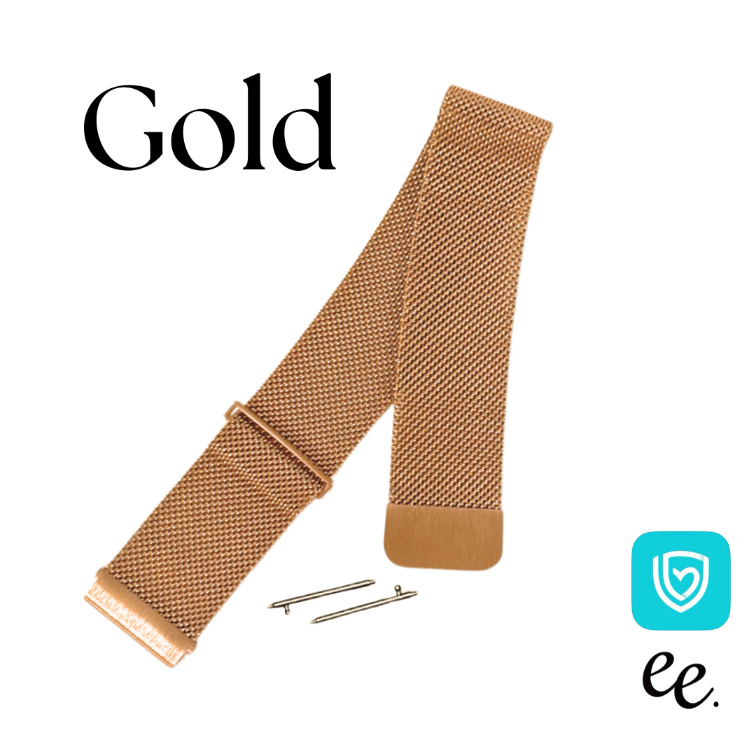 【EE02&EE02 Plus対応】ステンレスメッシュベルト 付け替えベルト22mm