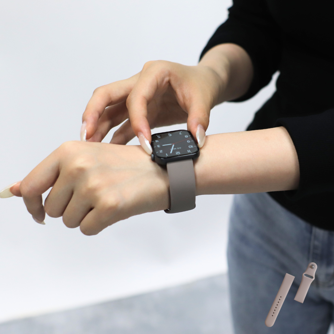 【EE03対応】シリコンベルト2点セット 付け替えベルト20mm