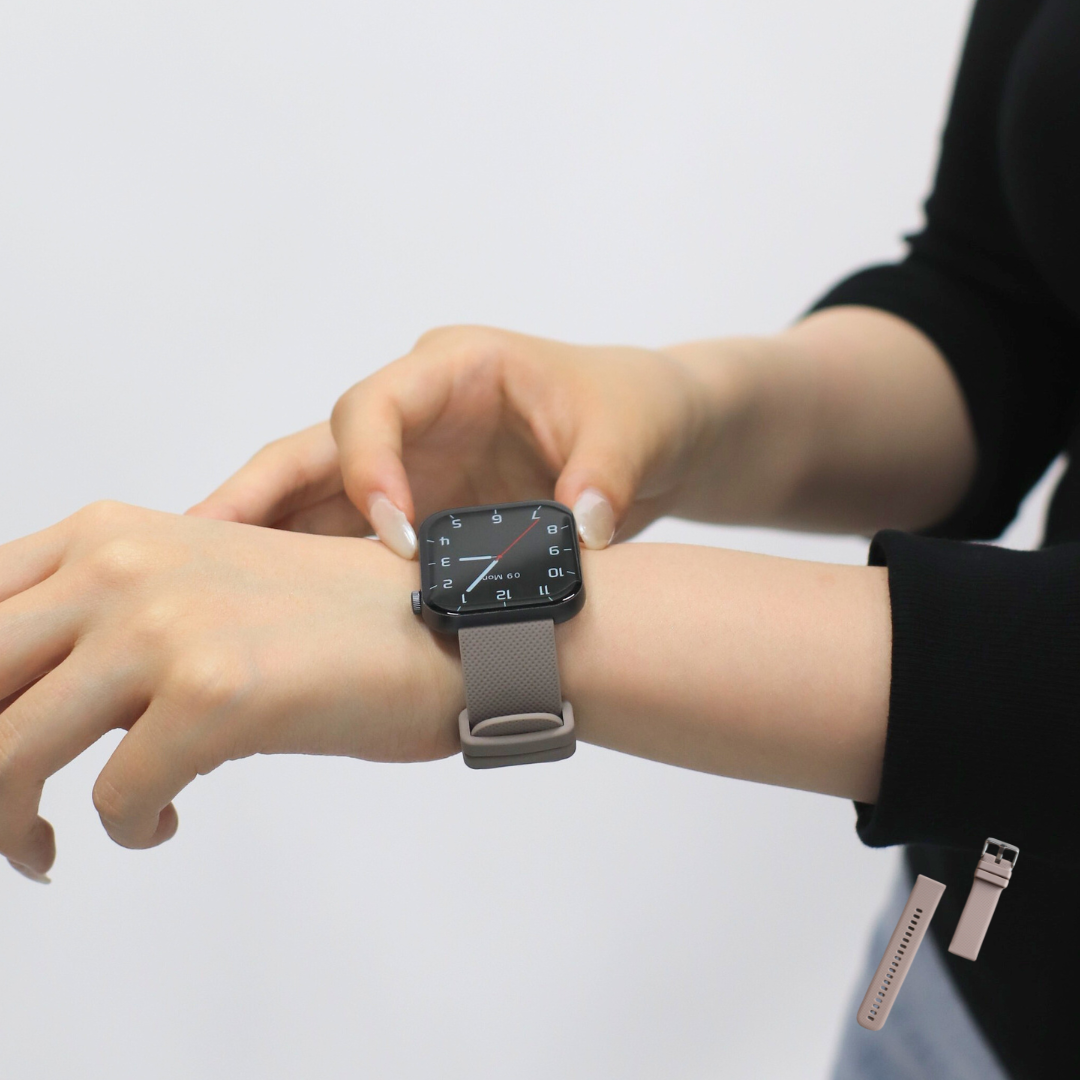 【EE03対応】シリコンベルト2点セット 付け替えベルト20mm