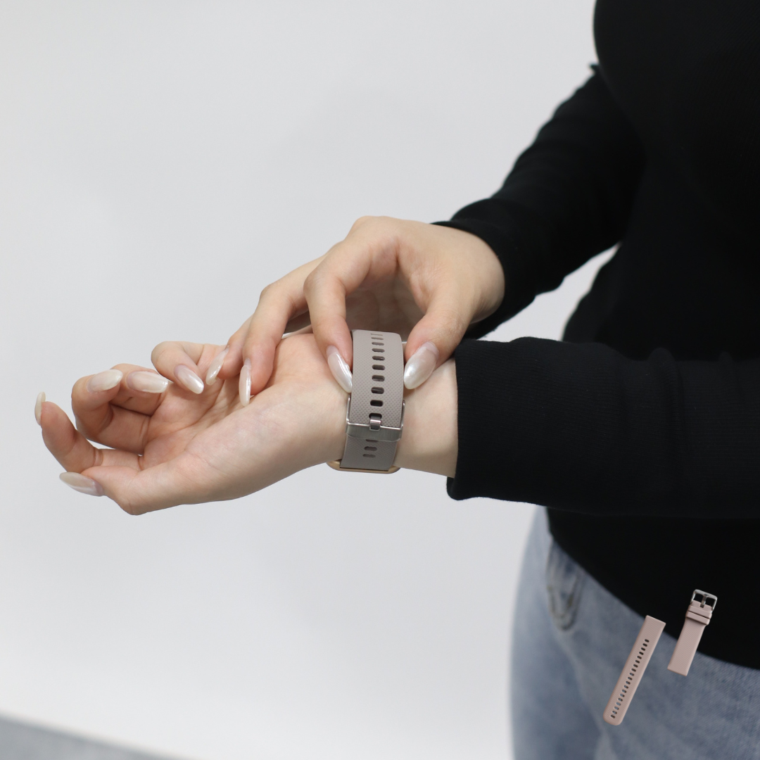 【EE03対応】シリコンベルト2点セット 付け替えベルト20mm