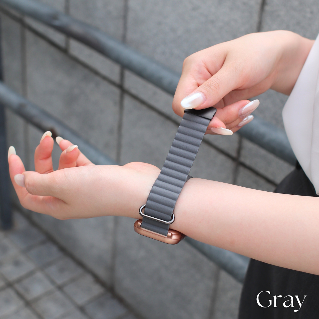 【EE02&EE02 Plus対応】リニューアル版レザーマグネットベルト 付け替えベルト22mm