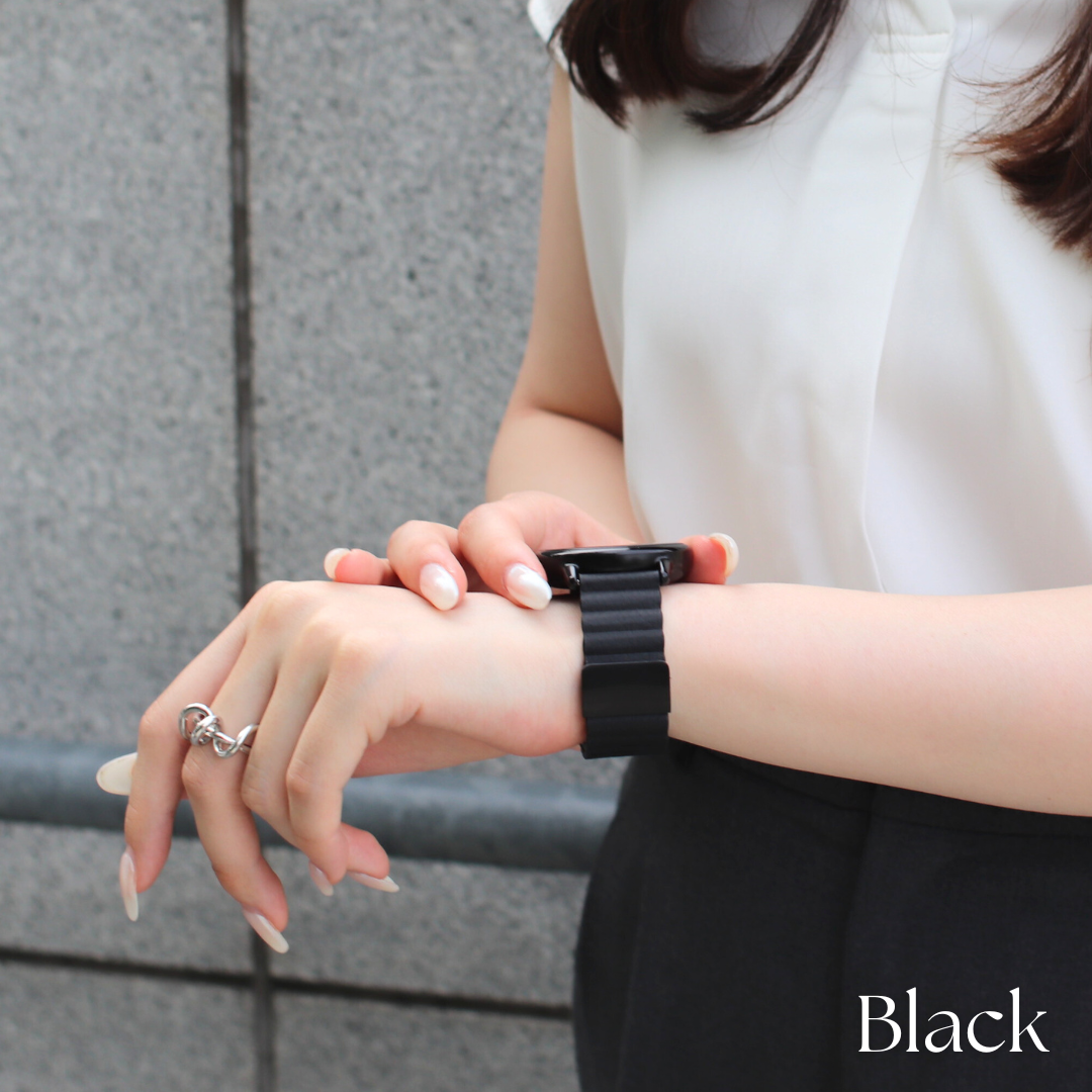 【EE02＆EE02 Plus対応】リニューアル版レザーマグネットベルト　付け替えベルト22mm