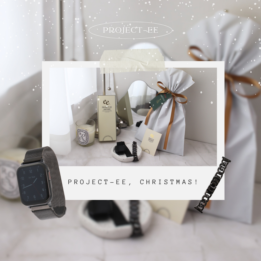 【クリスマスセット】EE02 ブラックステンレスメッシュベルト＋アクセサリーチェーンベルトBlack＋保護フィルム