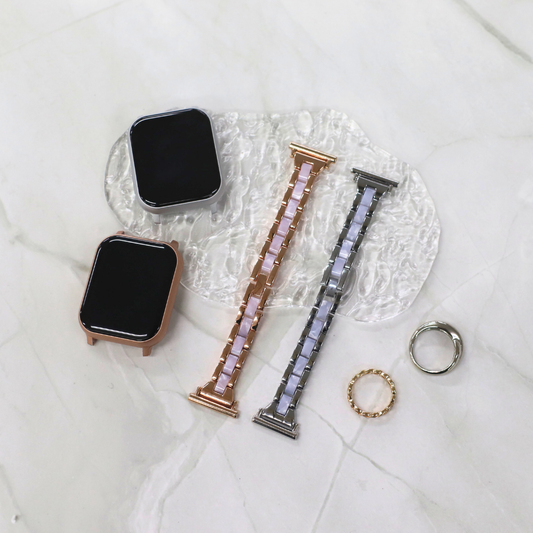 【EE02＆EE02 Plus対応】マーブルジュエリーベルト　付け替えベルト22mm