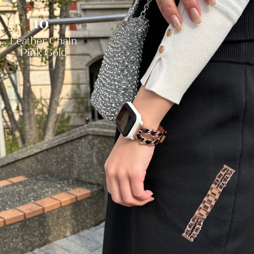 【５周年スペシャルセット】EE02 ゴールド×ブラックシリコンベルト＋お好みのベルト＋保護フィルム≪バッテリープレゼント≫