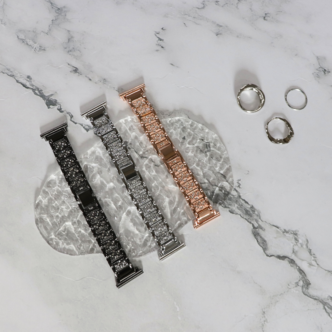 【EE02＆EE02 Plus対応】ラメストーンベルト　付け替えベルト22mm