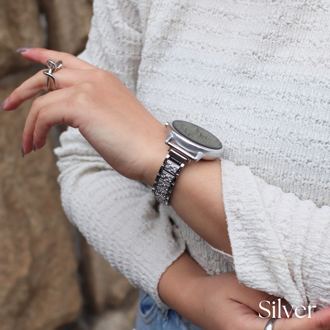 【EE02＆EE02 Plus対応】ラメストーンベルト　付け替えベルト22mm