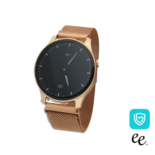 【予約販売：EE AIPro Plus】スマートウォッチステンレスメッシュゴールド(7月下旬～順次発送)