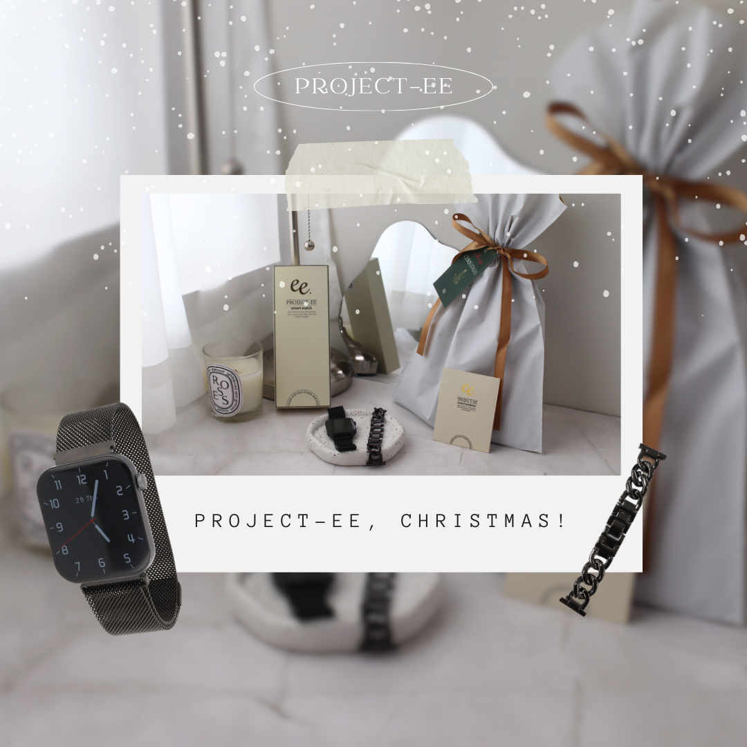 【クリスマスセット】EE03 ブラックステンレスメッシュベルト＋アクセサリーチェーンベルトBlack＋保護フィルム