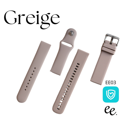【EE03対応】シリコンベルト2点セット　付け替えベルト20mm