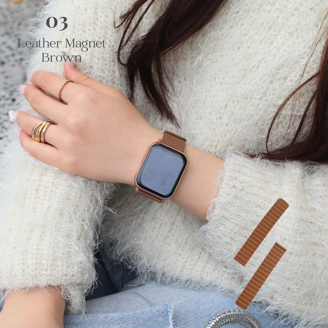 【５周年スペシャルセット】EE02 ゴールドステンレスメッシュベルト＋お好みのベルト＋保護フィルム≪バッテリープレゼント≫