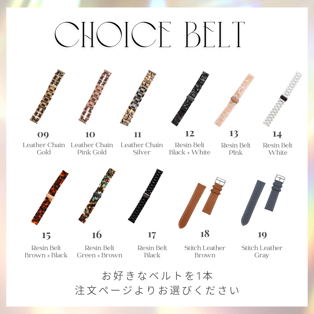 【５周年スペシャルセット】EE02 Plus ゴールドステンレスメッシュベルト＋お好みのベルト＋保護フィルム≪バッテリープレゼント≫