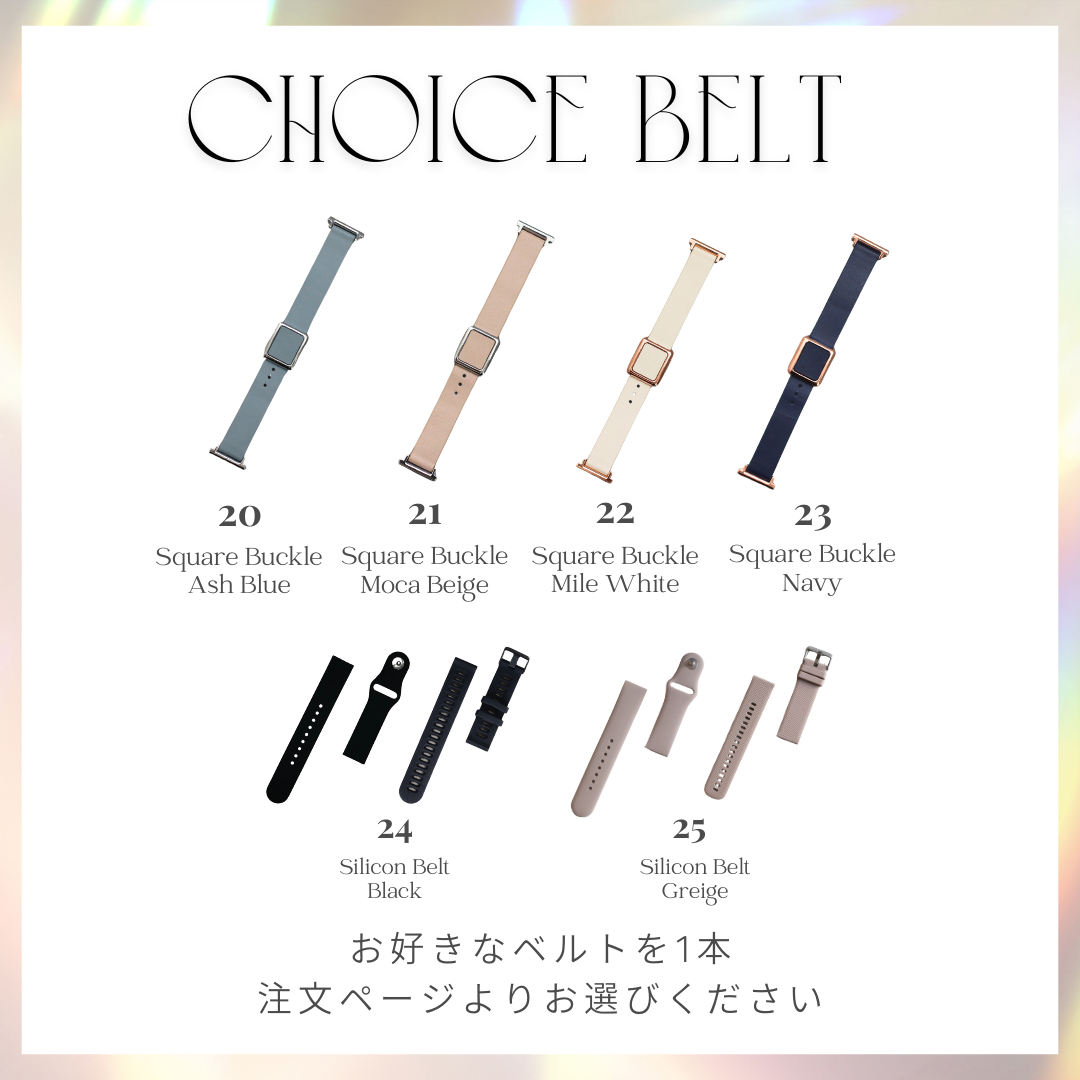 【５周年スペシャルセット】EE02 Plus ゴールドステンレスメッシュベルト＋お好みのベルト＋保護フィルム≪バッテリープレゼント≫