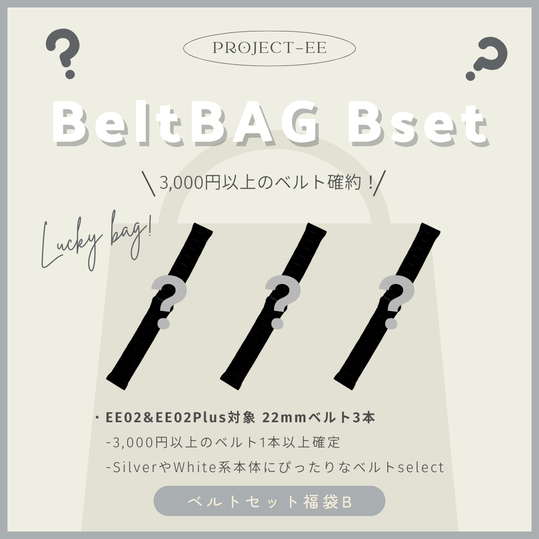 【EE02&02Plus対応】新春 ベルトセット福袋 B