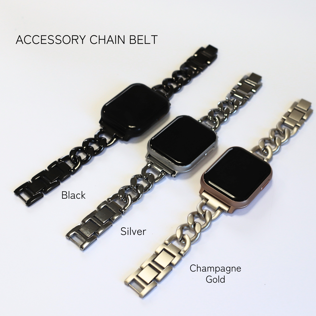 【EE02＆EE02 Plus対応】アクセサリーチェーンベルト　付け替えベルト22mm
